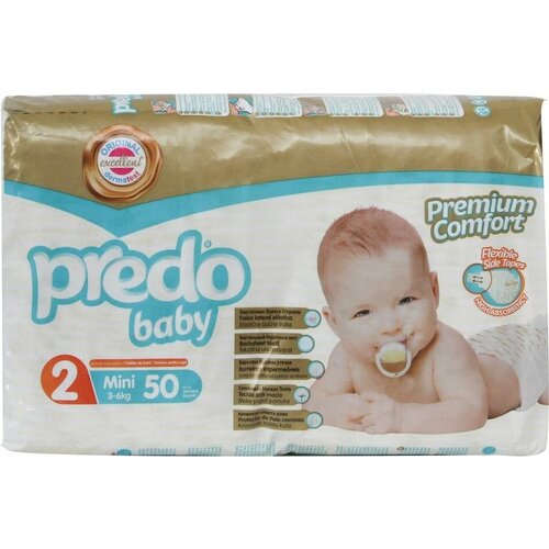 Подгузники Predo baby №2 3-6кг 50шт х 3шт