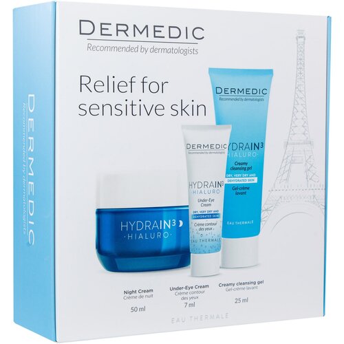 Набор DERMEDIC ночной крем 50 мл крем под глаза 7 мл очищающий гель 25 мл 2355₽