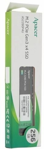 Накопитель SSD M.2 2280 Apacer AS2280P4U 256GB PCIe Gen3x4, NVMe, 3D NAND, R3500/W1200 Mb/s, MTBF 1.8M, Retail - фото №6