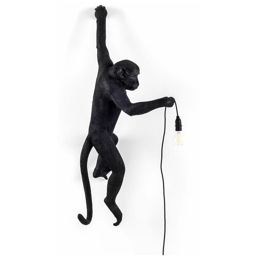 Бра Monkey Lamp, 1xE14, Черный (Seletti, 14921)