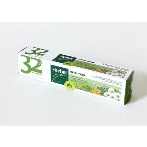 Modum Паста зубная 32 жемчужины HERBAL Семь Трав, 150 г