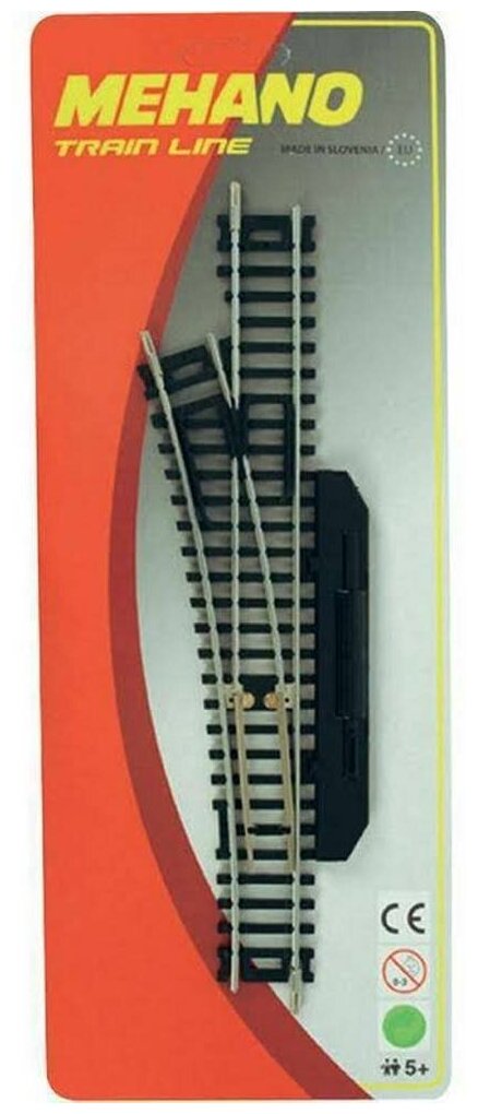 Дополнительные элементы MEHANO, HO 1:87, стрелка левая, ручная (F282) - фото №2