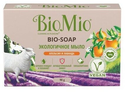 Мыло жидкое SPLAT BioMio Bio-Soap, экологичное, Апельсин, лаванда и мята, 90 г