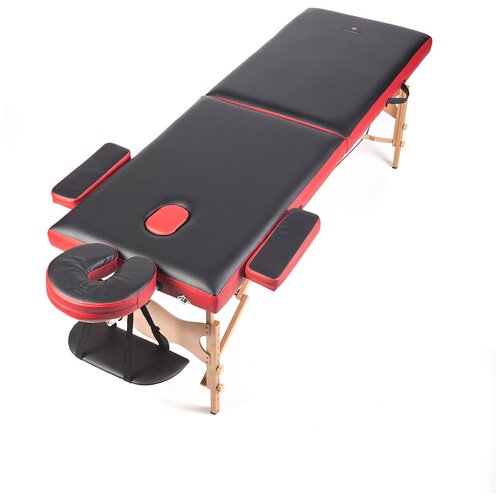 Массажный стол Casada Malta 2W черныйкрасный 23200₽