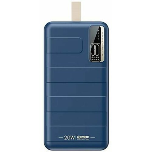 Внешний аккумулятор Power Bank 30000 mAh Remax RPP-506 20W+22.5W синий