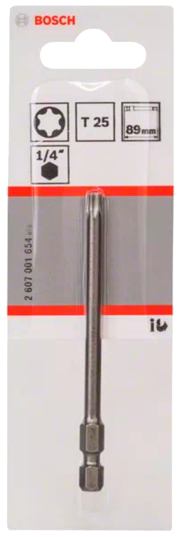 BOSCH 2607001654 2 607 001 654_бита! насадка 89мм TORX T25 XH\