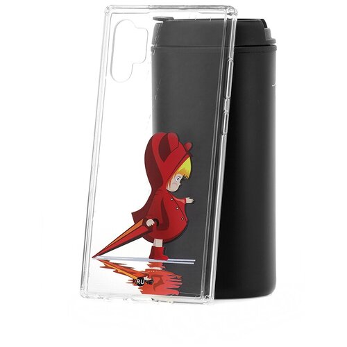 фото Чехол samsung note 10 plus kruche print девочка с зонтом кruче