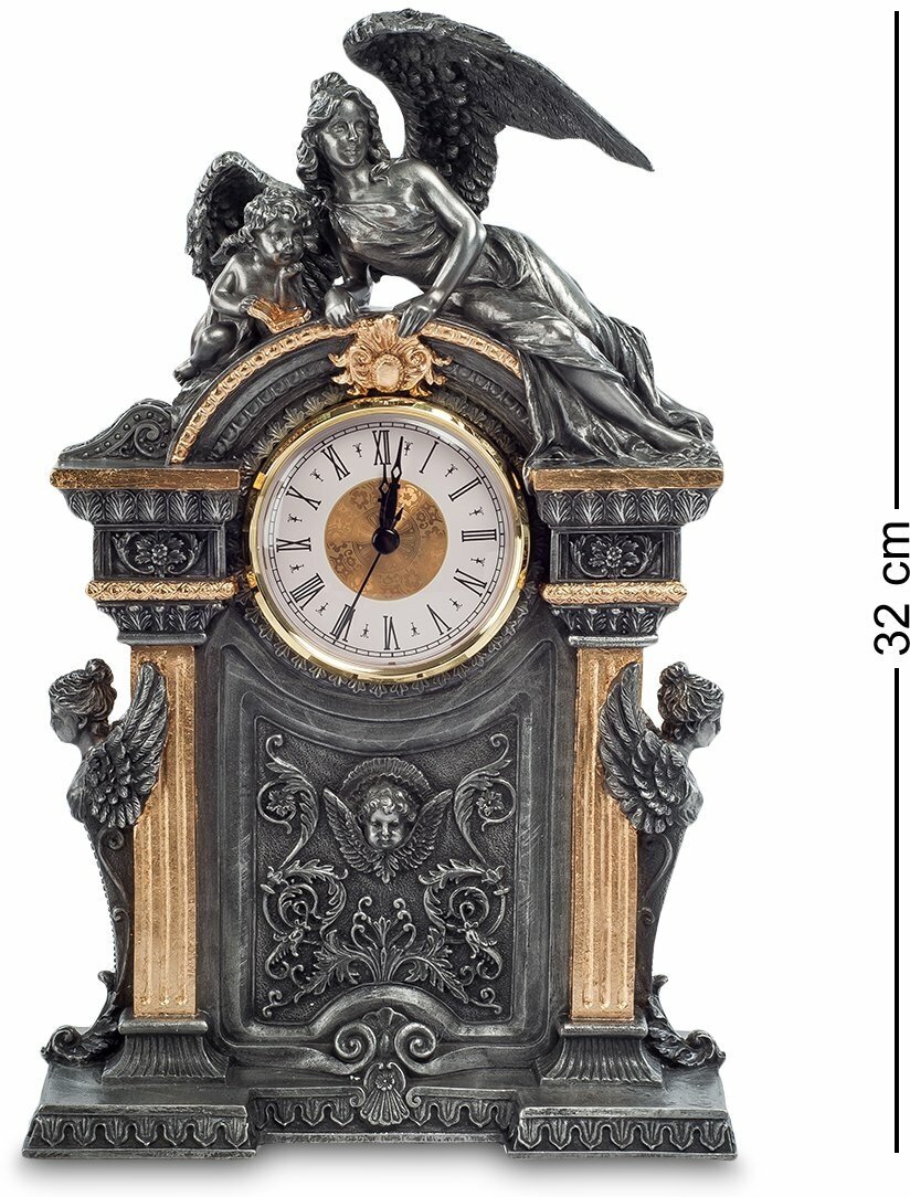 Часы в стиле барокко "Ангел и его дитя" WS-608 Veronese 902575