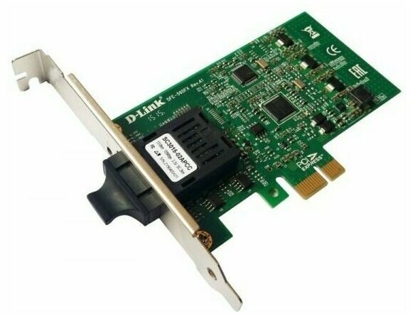 ABC Серверный сетевой адаптер Ethernet 100Мбит/сек. D-Link DFE-560FX/B DFE-560FX/10/B1A (PCI-E x1) (oem)