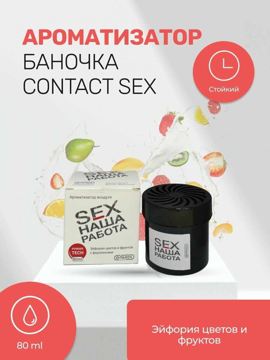 Ароматизатор банка CONTACT Эйфория цветов SEX наша работа