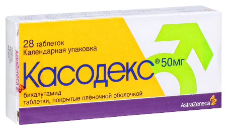 Касодекс таблетки п/о плен. 50мг 28шт