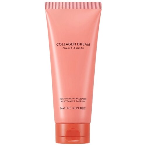 Пенка для умывания с витамином С и коллагеном Collagen Dream Vitamin C Capsule Foam Cleanser, 150 мл