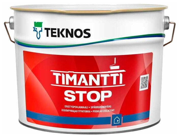 Грунтовка изоляционная TEKNOS Timantti Stop, 2.7 л