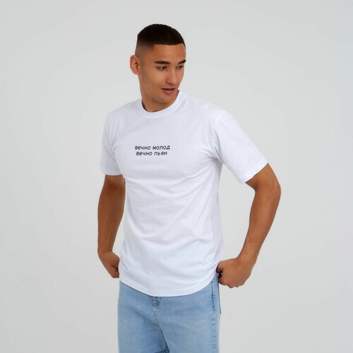 фото Футболка kaftan, размер 56, белый