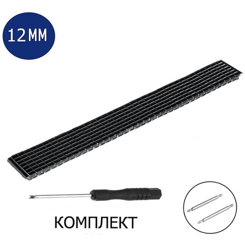 фото Браслет axiver, диаметр шпильки 1.78 мм, размер 12мм, черный