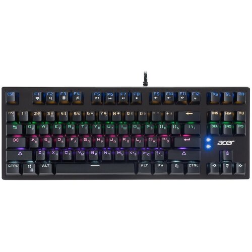 Клавиатура Acer OKW126 механическая черный USB for gamer LED ZL KBDEE00G 622800₽