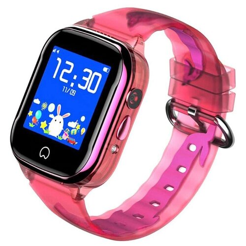 Умные детские часы-телефон-трекер с GPS и камерой K21 розовые sim камера звонки сенсорный экран SOS 663000₽