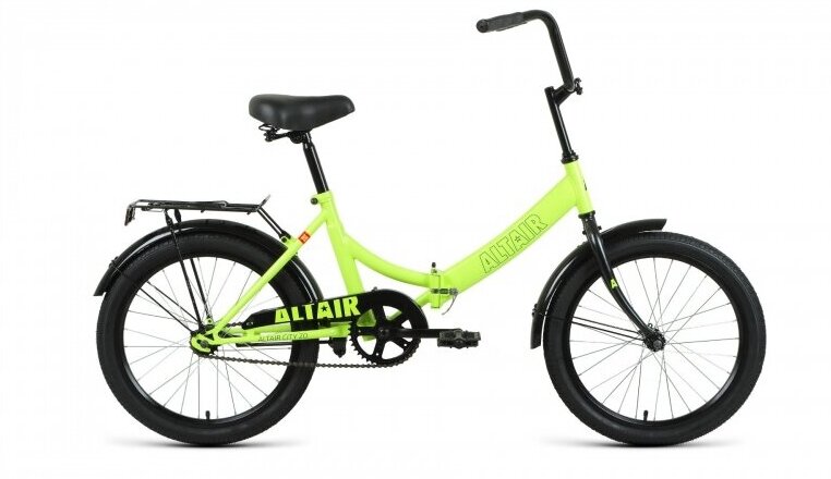 Велосипед 20 FORWARD ALTAIR CITY (1-ск.) 2022 яркий/зеленый/черный