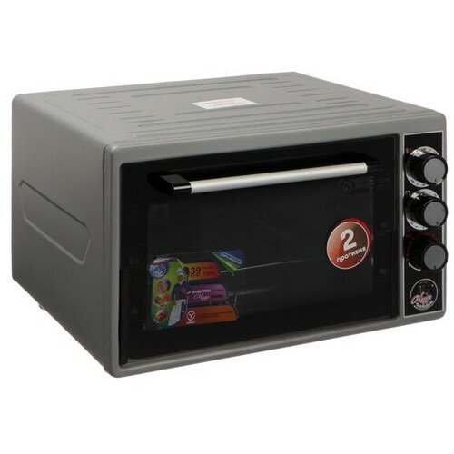 Чудо Пекарь Электродуховка УЗБИ Чудо пекарь ЭДБ-0128 39 л гриль цвет серебристый металлик 1178500₽