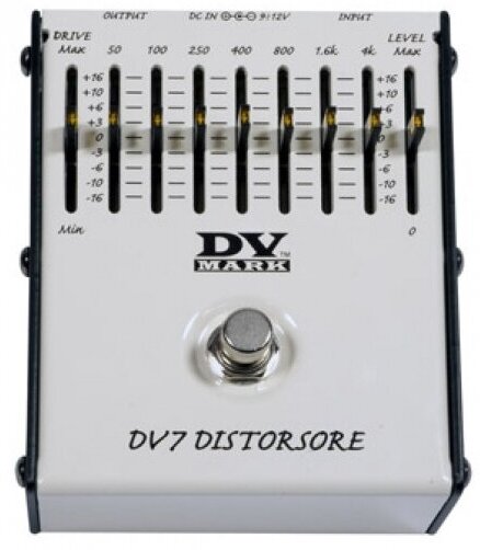 DV MARK DV7 DISTORSORE Гитарная педаль дисторшен с 7-полосным EQ