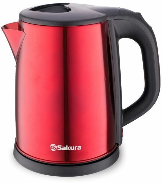 Чайник Sakura SA-2149BR красный/черный