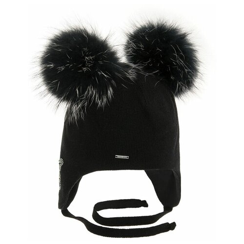 фото Шапка зимняя для девочки (размер: 50/52), арт. коала черн., цвет черный mialt