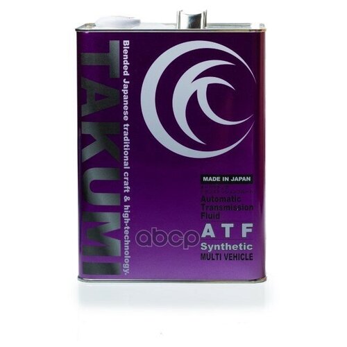 Takumi Atf Mv Синт. 4л (6шт/Уп) Takumi арт. ATFMV00401