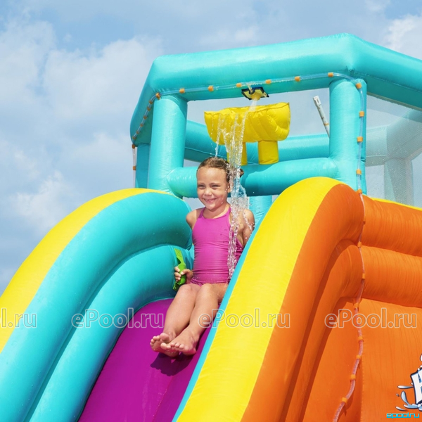 Bestway Водный игровой центр с горкой и фонтаном Mega Water Park 565*373*265 см 53385