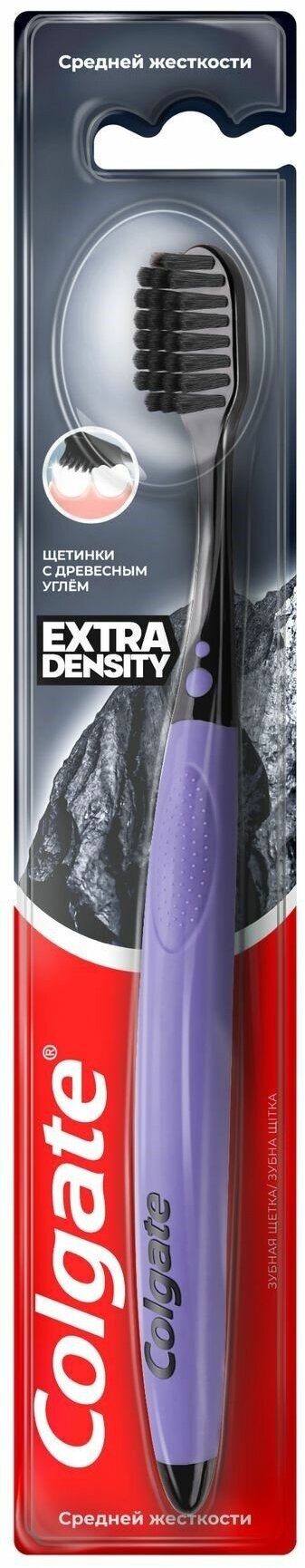 Зубная щетка Colgate Extra Density средней жесткости, 1 шт - фото №2