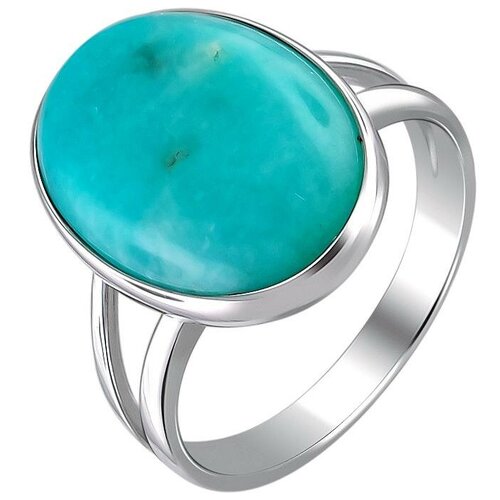 фото Эстет кольцо с хризопразом из серебра с15к451385, размер 16.5