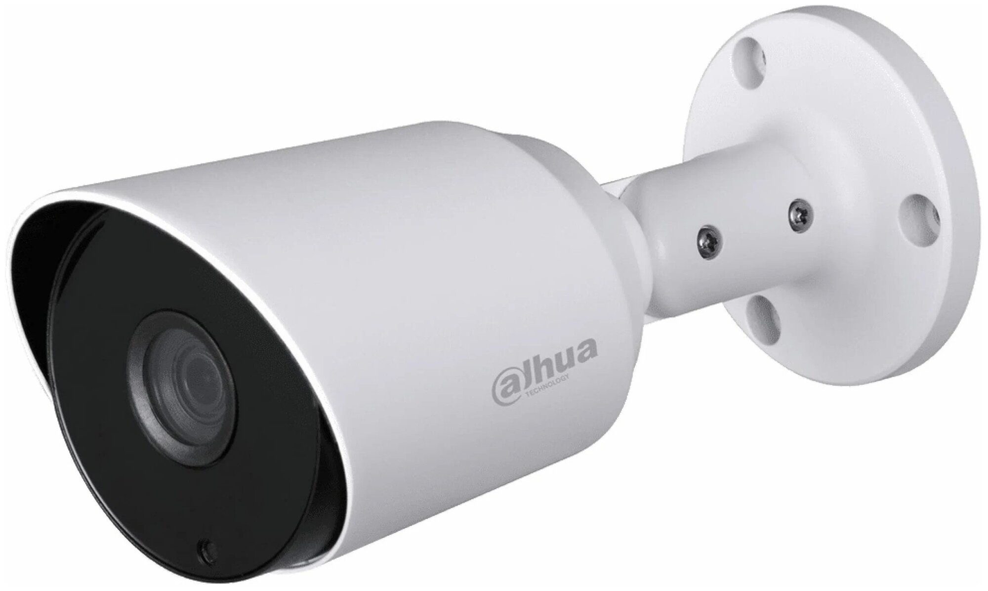 Видеокамера аналоговая Dahua DH-HAC-HFW1200TP-0280B 2Мп, 1/2.7” CMOS, 1920*1080/25к/с, 2.8мм, 0.02 лк/F1.85, ИК-30м, IP67, DC12V