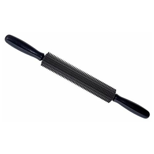 Массажер для тела скалка эбонитовая с игольчатым роликом 7690₽