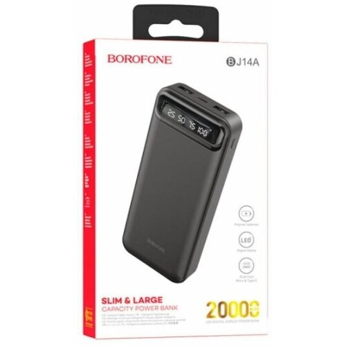Внешний аккумулятор Bоrofone BJ14A 20000mAh черный 261800₽