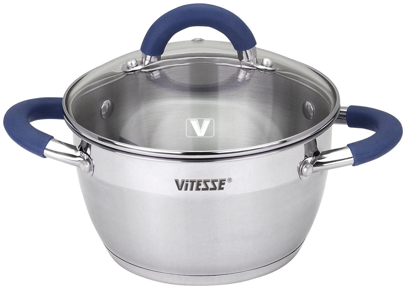 Кастрюля с крышкой Vitesse - фото №1