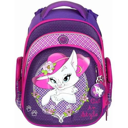 Hummingbird Ранец школьный серия KIDS + мешок для обуви Cat In Style TK61