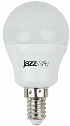 Лампа светодиодная PLED-SP 7Вт G45 шар 3000К тепл. бел. E14 540лм 230В JazzWay 1027856-2