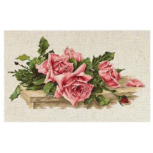 Набор для вышивания Розовые розы, Luca-S