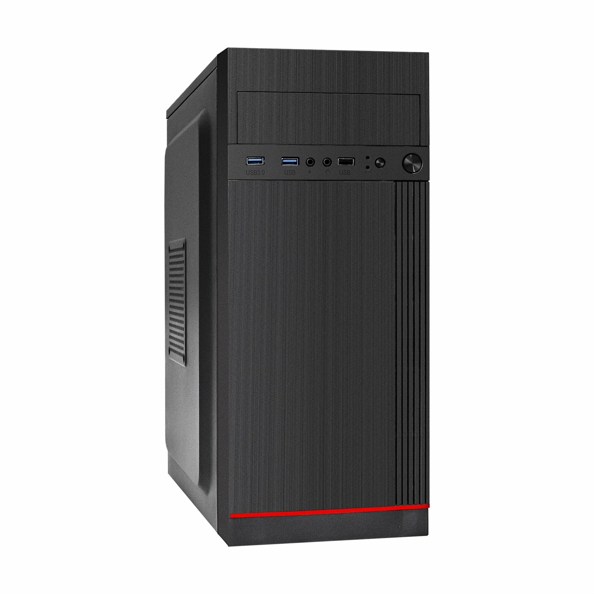 Корпус системного блока EXEGATE AA-442U2-AA400 (ATX, AA400 8 см, 1*USB+2*USB3.0, аудио, черный)