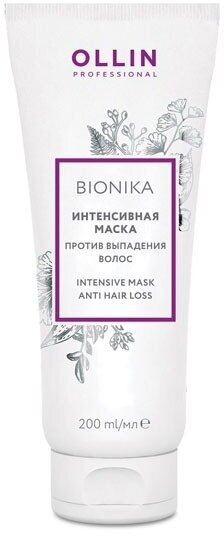 Ollin Bionika Интенсивная маска (Интенсивная маска против выпадения волос), 200 мл
