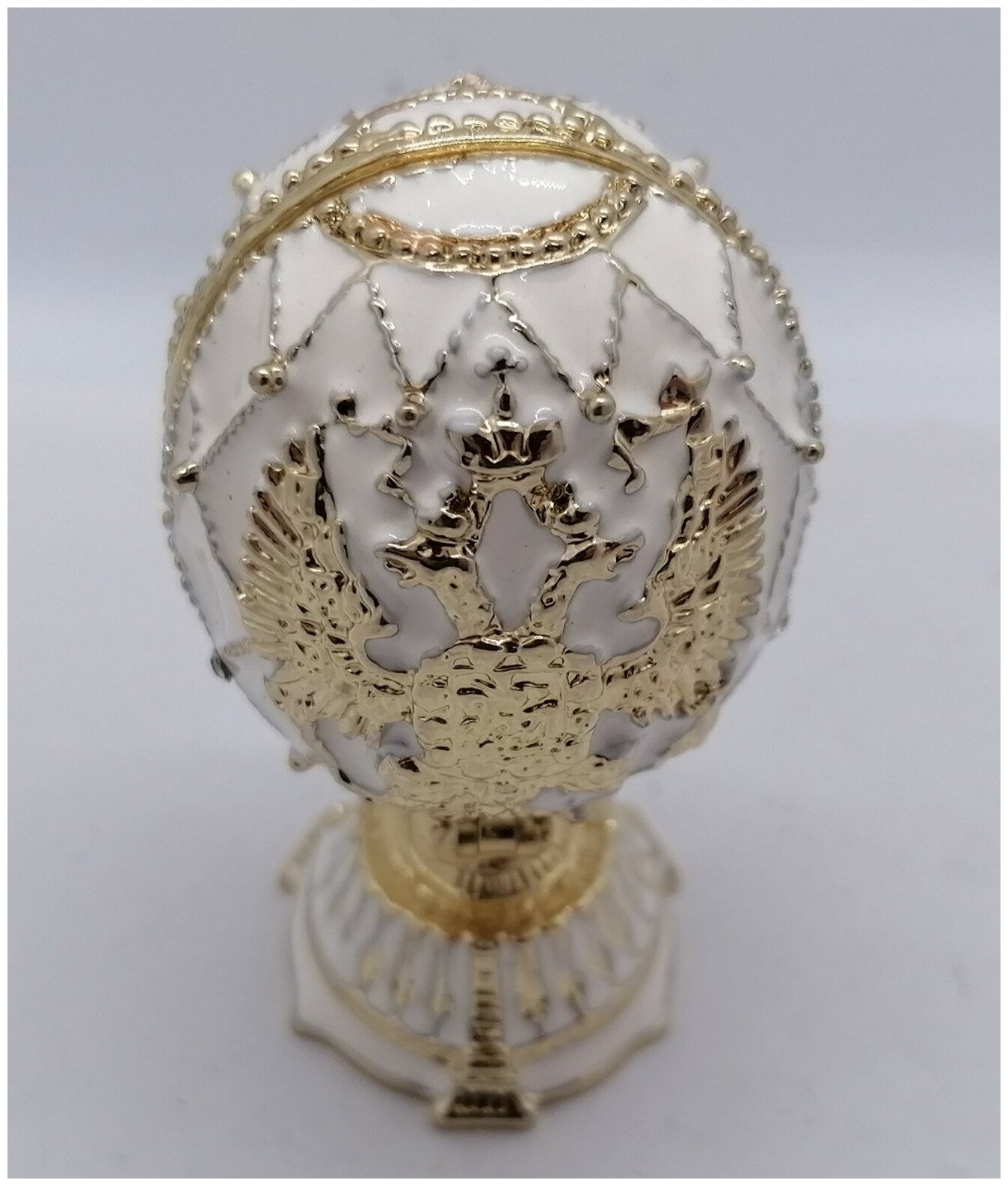 Яйцо Фаберже герб с храмом — фото 1