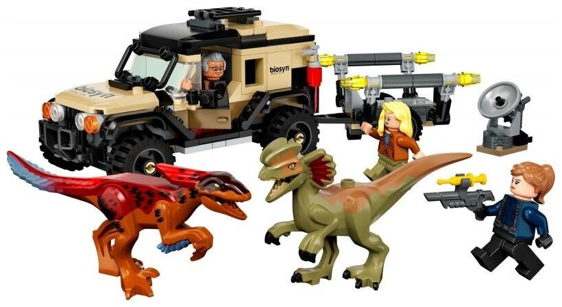 Конструктор LEGO Jurassic World Pyroraptor & Dilophosaurus Transport Лего 76951