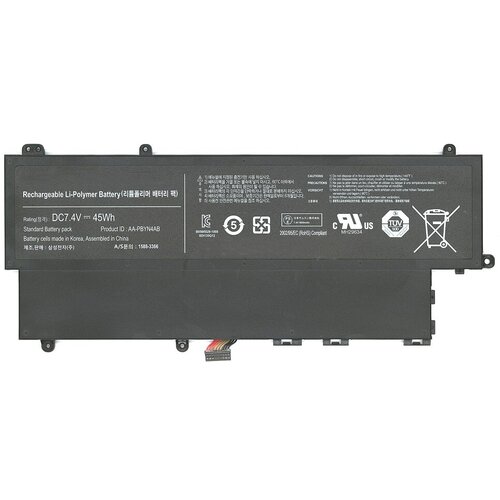 Аккумуляторная батарея для ноутбука Samsung 530U3B, 530U3C (AA-PBYN4AB) 45Wh аккумулятор для samsung aa pbyn4ab aa plwn4ab ba43 00336a