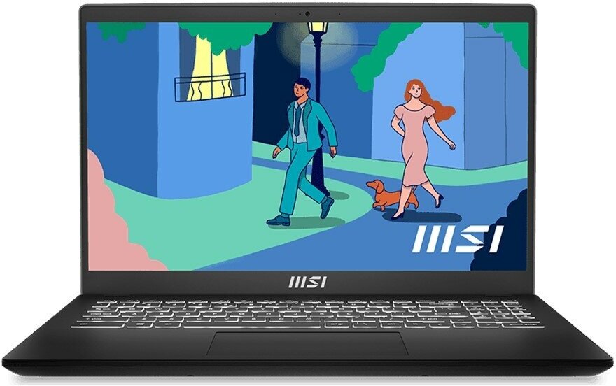 Ноутбук MSI Modern 15 B12M-215XRU {i3 1215U/8ГБ/256ГБ SSD/Intel UHD/156" FHD IPS/noOS}