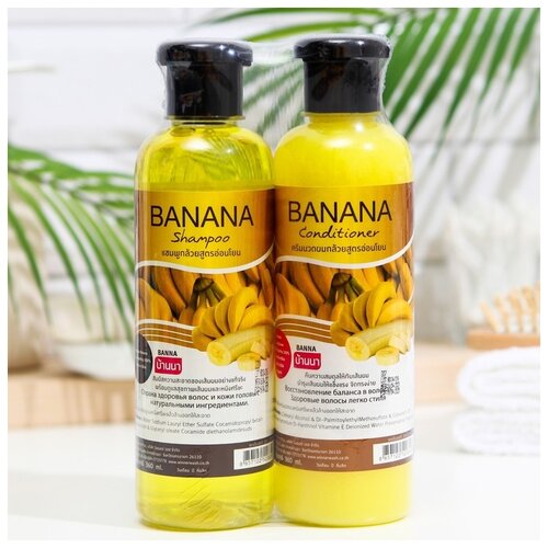 Купить Набор Banna Банан шампунь 360 мл + кондиционер для волос 360 мл 7434399