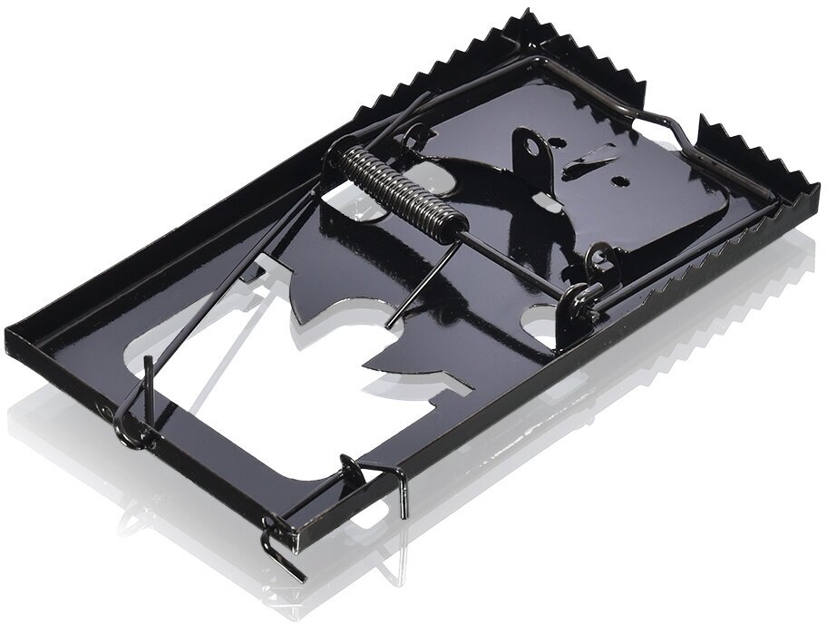 Мышеловка черная металл L 17х9 см