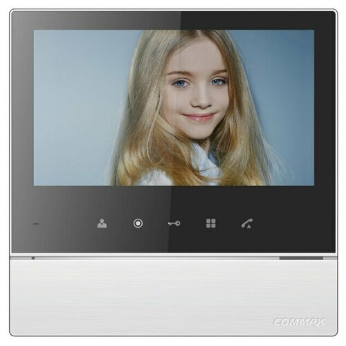 видеодомофон commax cdv 70h2 xl white black цифровой Видеодомофон Commax CDV-70H2 (White-Black)