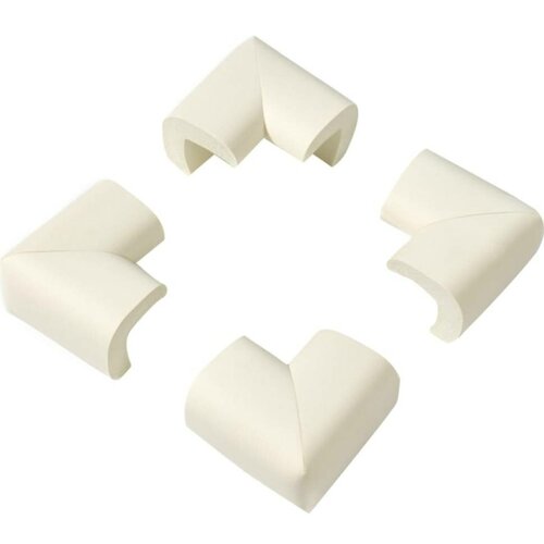 Мягкие защитные каучуковые накладки HALSA на углы мебели 3.4x1.1x5 cм, 4 шт защитные уголки halsa на мебель мягкие каучуковые 2 4x0 8x5 cм 4 шт