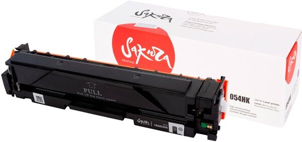 Картридж Sakura CRG054HK для Canon LB P621Cw/P623Cdw/MF641Cw/643Cdw/645Cx, черный, 3100 к.