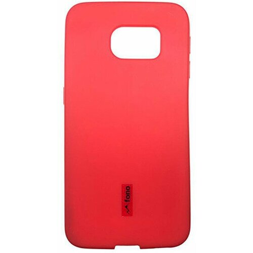 Силиконовая накладка Fono, матовая для Samsung Galaxy S6 Edge Красный