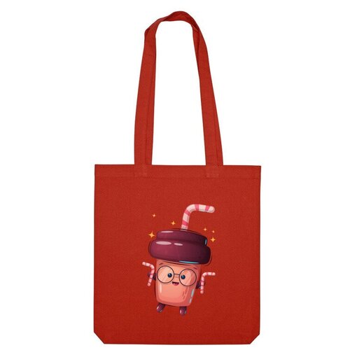 фото Сумка шоппер us basic, красный